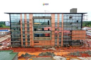 5.SWC BUILDING(Back view) GDIZ October 2022 construction update